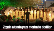 Zeytin altında yaza merhaba dediler