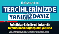 Seferihisar Belediyesi üniversite tercih sürecinde gençlerin yanında
