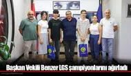 Başkan Vekili Benzer LGS şampiyonlarını ağırladı