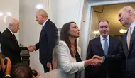 Numan Kurtulmuş Meclis'te çerçeve yasa için siyasi partileri ziyaret ediyor
