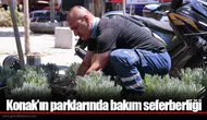 Konak’ın parklarında bakım seferberliği