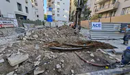Kazı hatası Alsancak'ı susuz bıraktı