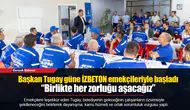 Başkan Tugay güne İZBETON emekçileriyle başladı  “Birlikte her zorluğu aşacağız”