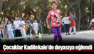 Çocuklar Kadifekale’de doyasıya eğlendi