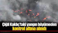 Çiğli Kaklıç'taki yangın büyümeden kontrol altına alındı
