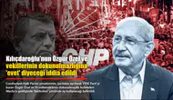 Kılıçdaroğlu'nun Özgür Özel ve vekillerinin dokunulmazlığına 'evet' diyeceği iddia edildi