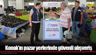 Konak’ın pazar yerlerinde güvenli alışveriş