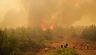 Muğla'daki yangın nedeniyle bir hastane ve 121 ev boşaltıldı