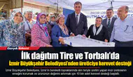 İzmir Büyükşehir Belediyesi’nden üreticiye kerevet desteği