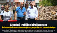 Serintepe’de kamulaştırma ve yıkım çalışmaları eş zamanlı sürüyor