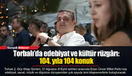 Torbalı’da edebiyat ve kültür rüzgârı: 104. yıla 104 konuk