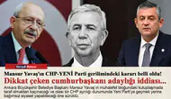 Mansur Yavaş'ın CHP-YENİ Parti gerilimindeki kararı belli oldu! Dikkat çeken cumhurbaşkanı adaylığı iddiası...