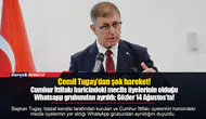 Cemil Tugay’dan şok hareket!