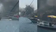Fethiye’de gezi teknesinde yangın: 115 kişi denize atlayarak kurtuldu