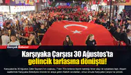 Karşıyaka Çarşısı 30 Ağustos’ta gelincik tarlasına dönüştü!