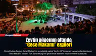 Zeytin ağacının altında “Gece Makamı” ezgileri