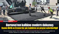 Kazım Dirik ve Erzene’de yol, kaldırım ve peyzaj seferberliği!