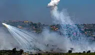 İsrail, Lübnan'ın güneyinde fosfor bombalarıyla zeytinlikleri yaktı