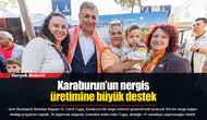Karaburun’un nergis üretimine büyük destek