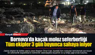 Bornova’da kaçak moloz seferberliği...  Tüm ekipler 3 gün boyunca sahaya iniyor