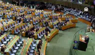 Netanyahu BM'de boş salona hitap etti: Temsilciler salonu terk etti