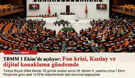 TBMM 1 Ekim’de açılıyor: Fon krizi, Kızılay ve dijital konaklama gündemde