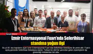 İzmir Enternasyonal Fuarı’nda Seferihisar standına yoğun ilgi