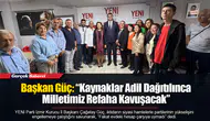 Başkan Güç: “Kaynaklar Adil Dağıtılınca Milletimiz Refaha Kavuşacak”