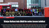 İtfaiye Haftası’nda Dikili’de nefes kesen tatbikat