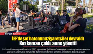 İEF’de şef batonunu ziyaretçiler devraldı... Kızı keman çaldı, anne yönetti