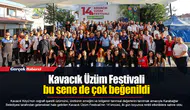 Kavacık Üzüm Festivali bu sene de çok beğenildi