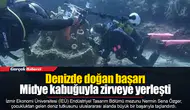 Denizde doğan başarı... Midye kabuğuyla zirveye yerleşti