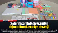Seferihisar Belediyesi’nden öğrencilere kırtasiye desteği