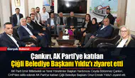 Çankırı, AK Parti'ye katılan Çiğli Belediye Başkanı Yıldız'ı ziyaret etti