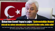 Tuncay Özkan'dan Cemil Tugay'a sert tepki: Emaneti teslim edin, istifa edin