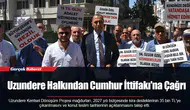 Uzundere Halkından Cumhur İttifakı'na Çağrı