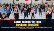 Bucalı kadınlar kış spor kurslarını çok sevdi