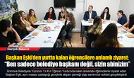 Başkan Eşki’den yurtta kalan öğrencilere anlamlı ziyaret: “Ben sadece belediye başkanı değil, sizin abinizim”