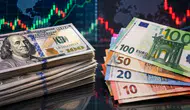 Euro, dolar karşısında 17 ayın en düşük seviyesine geriledi
