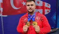 Selahattin Altın Avrupa Gençler Halter Şampiyonası'nda çift altın kazandı