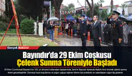 Bayındır’da 29 Ekim Coşkusu Çelenk Sunma Töreniyle Başladı