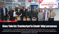 Genç Yaka’da ‘Cumhuriyet’in İzinde’ bilgi yarışması