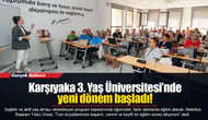 Karşıyaka 3. Yaş Üniversitesi’nde yeni dönem başladı!