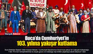 Buca’da Cumhuriyet’in 103. yılına yakışır kutlama