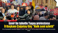 İzmir'de tabutlu Tugay protestosu.... İl Başkanı Çağatay Güç: "Halk seni azletti"