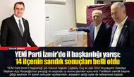YENİ Parti İzmir'de il başkanlığı yarışı: 14 ilçenin sandık sonuçları belli oldu