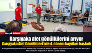 Karşıyaka afet gönüllülerini arıyor... Karşıyaka Afet Gönüllüleri’nde 4. dönem kayıtları başladı