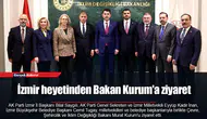 İzmir'in sorunları Bakan Kurum ile masaya yatırıldı