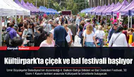 Kültürpark’ta çiçek ve bal festivali başlıyor