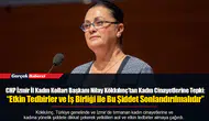Kökkılınç’tan Kadın Cinayetlerine Tepki: “Etkin Tedbirler ve İş Birliği ile Bu Şiddet Sonlandırılmalıdır”